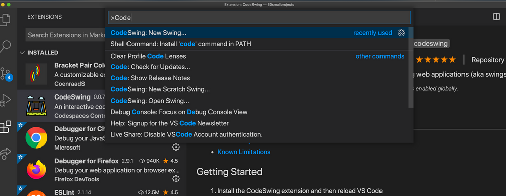 using-codeswing-for-vscode